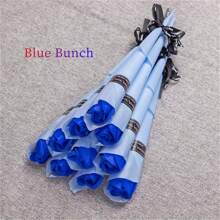 10 件浪漫香皂玫瑰花束 - 情人节、母亲节、婚礼的完美之选 - 独特的派对礼物和真挚的礼物 - 彩色 - 查看 4