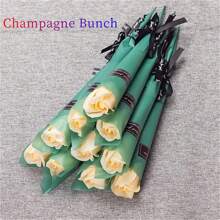 10 件浪漫香皂玫瑰花束 - 情人节、母亲节、婚礼的完美之选 - 独特的派对礼物和真挚的礼物 - 彩色 - 查看 5