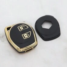 带钥匙扣的 TPU 钥匙扣盖，适用于铃木奥拓的软 TPU 钥匙包，适用于吉姆尼的保护套，适用于 SX4 的防摔防尘钥匙包 - 附馬蹄扣5 - 查看 5