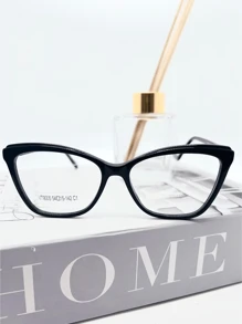 Vivioculos Glasses Frame For Women's Square Degree Acetate - màu đen - Xem 2