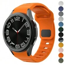 1 dây đeo silicon tương thích với Samsung Galaxy Watch 7 6 5 4 Classic 5 Pro 44mm 40mm 43mm 46mm 45mm Vòng đeo tay Galaxy Watch6 Dây đeo Watch4 - Đồng hồ Samsung7/6/5/4 - Xem 10