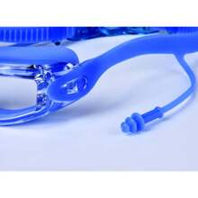 4pcs Swimming Goggles With Earplugs HD Waterproof And Anti-Fog Silicone Swimming Cap For Men And Women Large Frame Swimming Goggles Goggles Swimming Goggles, Beach Essentials, Beach Accessories, Pool Float