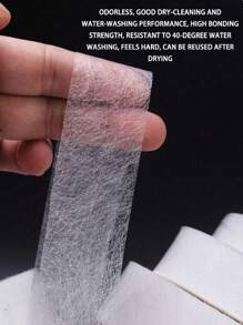 1 Rolle 59 Meter Bügelvlies, doppelseitiges Näh-/Bügelklebeband für Kleidung, Hosen, Jeans, Kleider Modifikation