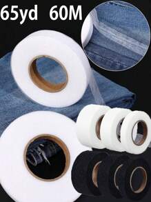 1 Rolle 59 Meter Bügelvlies, doppelseitiges Näh-/Bügelklebeband für Kleidung, Hosen, Jeans, Kleider Modifikation