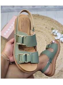 Modare Ultra Comfort Platform Sandal For Women - 綠色 - 查看 3