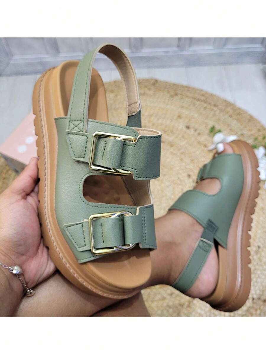 Modare Ultra Comfort Platform Sandal For Women - 綠色 - 查看 1