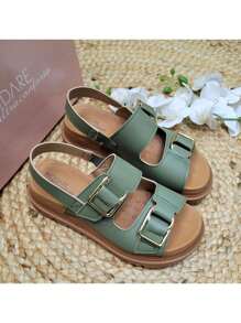 Modare Ultra Comfort Platform Sandal For Women - 綠色 - 查看 5