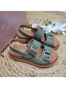 Modare Ultra Comfort Platform Sandal For Women - 綠色 - 查看 4