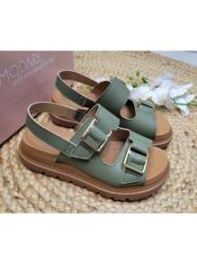 Modare Ultra Comfort Platform Sandal For Women - 綠色 - 查看 6