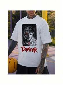 Unisex Berserker T-Shirt 100% Cotton Streetwear Launch Shipping In Various Colors!! - White - View 2