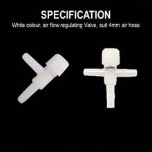 5pcs Aquarium Oxygen Pump Control Valve, 3 Heads Automatic Water Refill Device Adjustable Oxygen Pump Tank Volume Control Valve