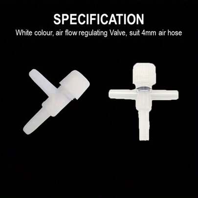 5 st akvarium syrepump kontrollventil, 3 huvuden automatisk vattenpåfyllningsenhet justerbar syrepump tank volymkontrollventil