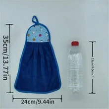 1 chiếc khăn tay sợi siêu mịn bằng vải lông cừu san hô, siêu thấm hút, vải lau, khăn ướt, khăn lau bếp - Nhiều màu - Xem 4