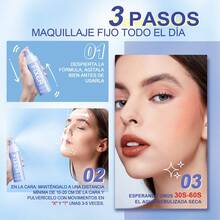 Sace Lady Maquillaje De Spray Fijador Larga Duración Resistente al Agua Hidratante Matte 80ml - transparente - Ver 7