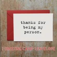 Thank You For Being My Person/Just Because Card/Thank You Gift For Friends/Card For Best Friend/Best Friend Card/Best Friend Birthday Card,Christmas - Multicolor - View 7