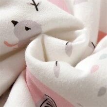 2.5tog 轻质加垫卡通图案儿童睡袋，舒适婴幼儿双腿分离睡袋，适合春秋季节爱情人节 - 粉色 - 查看 6