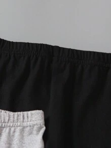 3pcs/Set Girls Basic Rabbit Print Leggings, Stylish & Minimalist, Suitable For All Seasons - Multicolor - View 2