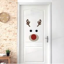 Christmas Decorations, Felt Cartoon Door Sticker, Christmas Gift Stickers Christmas Decorations Christmas Decor Christmas Gifts Christmas Wrapping Paper  Christmas Party Supplies Christmas Gift Bags Christmas Bags Christmas Stickers - Multicolor - View 6
