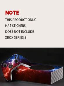 Series S Game Console Skin Sticker - Scratch Resistant, Water-Resistant, Vibrant Full Coverage Decal For Ultimate Protection And Personalization(Lightning, Geometric, Ink Drawing, Wood Color Style) - Multicolor - View 2