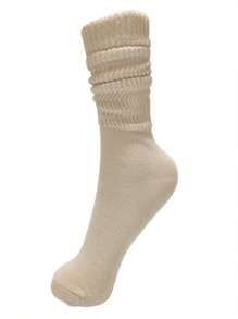 6pairs Solid Color Casual Socks, Simple & Warm Daily Wear Socks, Women's Sports Socks - Multicolor - View 3