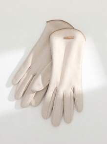 1 Cặp Găng tay đạp xe cảm ứng chống gió mùa đông ấm áp cho nữ, lớp lót nhẹ - Nhiều màu - Xem 7