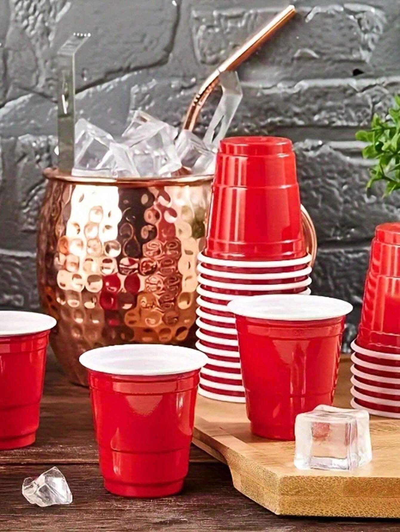 50/100pcs Random Color MultiPurpose 2oz Plastic Shot Glasses, Party