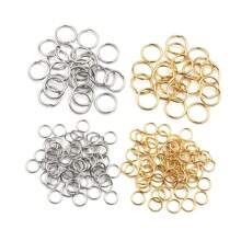 100/200个 3-10mm 不锈钢金色开口圈 DIY 首饰配件 单环开口圈 - Jump rings - 查看 7