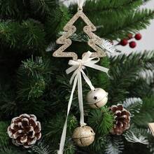 1 dây chuông trang trí Giáng sinh với hình thiên thần năm cánh và mặt dây chuyền chuông cây thông Noel để trang trí cây thông Noel ngày lễ, trang trí phòng, trang trí nhà cửa, trang trí cảnh, trang trí lễ hội, trang trí ngày lễ, trang trí Giáng sinh, quà tặng Giáng sinh - Vàng - Xem 3
