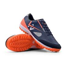 Society Football Boots Stitched Sole Does Not Come Off Synthetic Grass Best Quality - Orange - View 6
