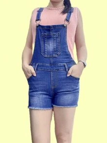 Oberoles de mezclilla para dama - Azul lavado medio - Ver 1