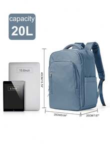 大容量尼龙手提背包，笔记本电脑旅行背包，轻便易打理，适合短途旅行 - 时尚男士功能性背包，商务出行，配有肩带，学生礼物，新旧款式随机发货，圣诞节冬季圣诞礼物包，旅行包，书包礼物，大容量多功能便携包，感恩节秋季假期电脑包，徒步旅行多功能户外时尚休闲男士背包，爸爸礼物，男朋友礼物，度假趣味礼物，男士胸包，男士单肩包，男士斜挎包，皮包，单肩包，男士礼物 - 寶藍色 - 查看 6