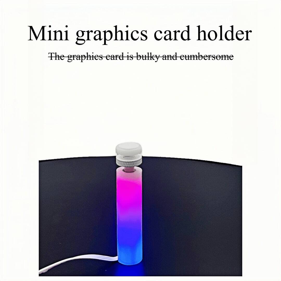 Computer Accessories, Computer Graphics Card Mini Stand, ABS Material, ARGB Color Changing, Can