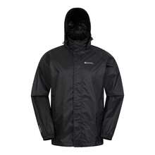 Mountain Warehouse Mens Pakka II Waterproof Jacket (Black) - 黑色 - 查看 1