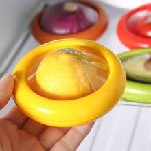 Large Capacity Silicone Fruit Storage Box - Keep Fresh Longer, Reusable, Airtight, Stackable, Containers For Avocado, Onions, Lemons, Potatoes, Vegetables Fruits - Perfect For Fridge Organization And Meal Prep,Kitchen Storage,Kitchen Organizer,Kitchen Organiser,Storage Items,Kitchen,Storage,Organizer,Organiser,Organization,Organizers,Drawer Organizer,Travel,Kitchen Items,Kitchen Utensils,Kitchen Tools,Kitchen Things. - Multicolor - View 2