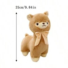 1 pieza Muñeco de peluche suave de alpaca adorable, regalo de cumpleaños, recuerdo para fiesta de niños - Multicolor - Ver 6