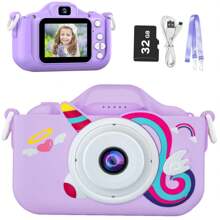 Yowmoy HD Kids Camera For 3-12 Year Olds - 1080P Video Recording, Frames & Filters, Perfect Back-To-School & Birthday Gift For 3-10 Years Old Children.Includes Lanyard, Best Birthday Gift