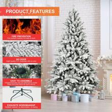 5-Inch Plush Christmas Tree Christmas Tree Christmas Decorations Indoor And Outdoor Exquisite Christmas Trees Artificial Christmas Trees - Green - View 2