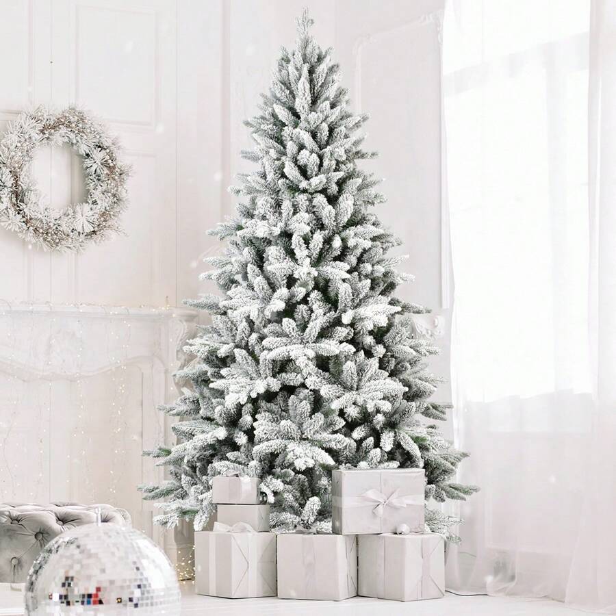 5-Inch Plush Christmas Tree Christmas Tree Christmas Decorations Indoor And Outdoor Exquisite Christmas Trees Artificial Christmas Trees - Green - View 1
