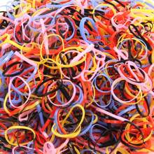 500 条/包 多色小透明塑料发带 适合女孩 - 彩色 - 查看 18