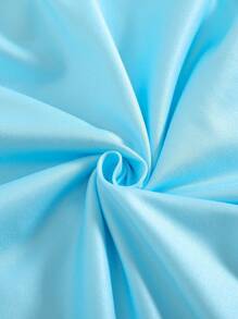 Ensemble de pyjama à manches longues avec motif mignon de chat de dessin animé pour filles, vêtements d'intérieur confortables pour le printemps et l'automne - Bleu ciel - Voir 8