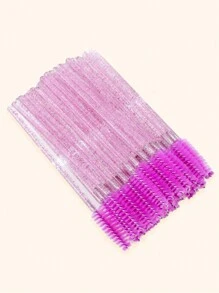 Pincel Descartável Transparente Preto para Alongamento de Cílios, Pincel de Maquiagem para Cílios, Pincel Cosmético para Cílios, 20/50/100/200/300/400/450 peças