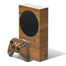 Series S Game Console Skin Sticker - Scratch Resistant, Water-Resistant, Vibrant Full Coverage Decal For Ultimate Protection And Personalization(Lightning, Geometric, Ink Drawing, Wood Color Style) - Multicolor - View 15