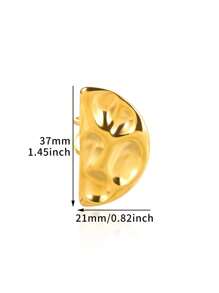 1 Pc Exaggerated Large Sunflower Flower Open Ring For Women Gold Color Stainless Steel Geometric Ring Engagement Wedding Jewelry Gift Valentines