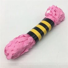 1pc 15yards 5mm Multicolor Polyester Ribbon Zig Zag Ribbons DIY Handmade Material For Wedding Party Christmas Decoration - Pick Colors - View 30