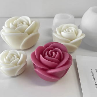 3D Rose Silicone Mold - Create Realistic Flower Shaped Decorations For Valentine's Day, Mother's Day, Birthdays, Etc. - Flexible, Durable, And Easy-To-Use Resin And Gypsum Molds