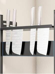 1pc Wall-Mounted Spice Rack - No-Drill, Multi-Use Storage Shelf For Kitchen & Bathroom Essentials, Kitchen Storage Rack Rack For Kitchen,Kitchen Storage,Kitchen Organizer,Kitchen Organiser,Storage Items,Kitchen,Storage,Organizer,Organiser,Organization,Organizers,Drawer Organizer, Travel,Kitchen Items,Kitchen Utensils,Kitchen Tools,Kitchen Things., Home Decoration, Christmas Gifts, Home Gifts, Room Decoration - Multicolor - View 9