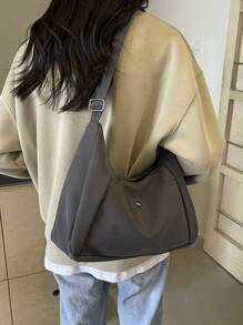 Canvas Tote Bag With Large Capacity For Women, Summer Crossbody Bag, 2024 New Casual & School Backpack