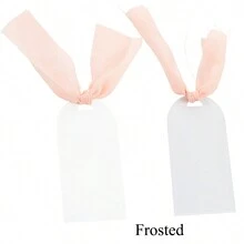 1pc/8pcs Blank Acrylic Bookmark Arched With Ribbon Label Handmade DIY Festival Gift Wedding Seat Hanging Sign Party Decoration - One Size - View 9