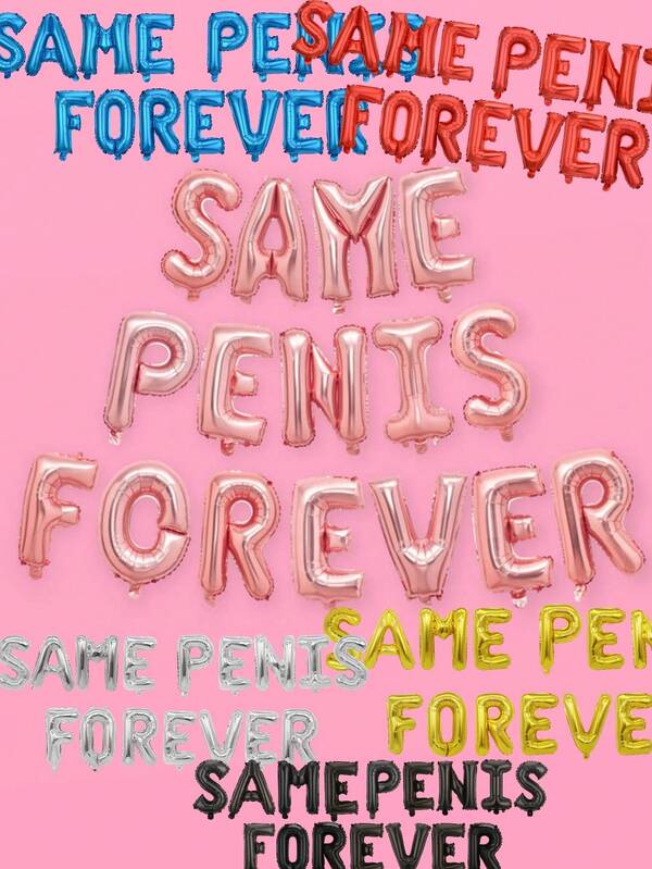 Valentine's Day Balloon Banner (1-Pack): Bachelorette Party Balloon Banner- Same 4ever Letter Kit. Fun And Unique. Ideal For Romantic Parties, Date Nights, Bars, Clubs, Bridal Showers, And Special Celebrations