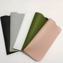 1pc Soft Glasses Bag Fashion PU Leather Eye Glasses Reading Glasses Pouch Cover Portable Eyeglasses Case Holder Glasses Case Holder Organizer Storage Eyeglass Case Protective Case Glasses Bag Sunglasses Pouch For Travel Vacation Cruise Summer Holiday Travelling Bag Travel Stuff Essentials For College Dorm Home School Travel Kit